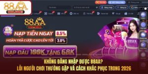 Không đăng nhập được 88AA? Lỗi người chơi thường gặp và cách khắc phục trong 2026